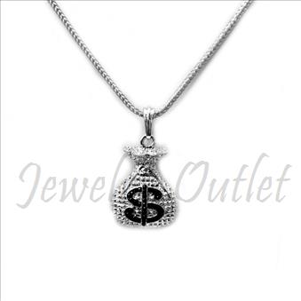 Hip Hop Fashion Necklace and pendant Set With 24 Inch Franco Chain