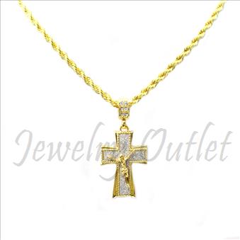 Hip Hop Fashion Necklace and pendant Set With 24 Inch Rope Chain