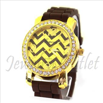 Designer inspired watch Collection, Classic look fashion Ladies. Jelly Band and Premium Designer Look