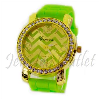 Designer inspired watch Collection, Classic look fashion Ladies. Jelly Band and Premium Designer Look