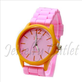 Designer inspired watch Collection, Classic look fashion Ladies. Jelly Band and Premium Designer Look