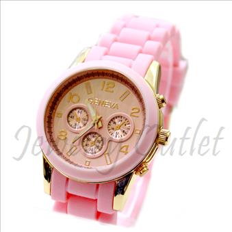 Designer inspired watch Collection, Classic look fashion Ladies. Jelly Band and Premium Designer Look