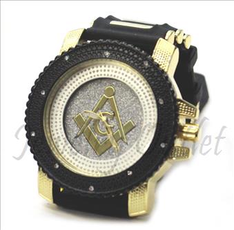 Hip Hop Fashion bling eyes Watch With Black Jelly Band Water Resistant and Stainless Steel Back Cover