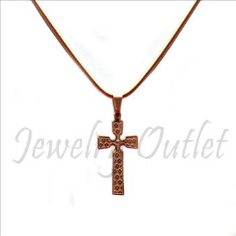 Stainless Steel Chain and Charm Combo Set Includes 24 Inch Length Snake Chain With an Approximately 1.2 Inch Cross Pendant