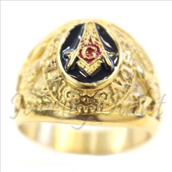 Stainless Steel Masonic Ring