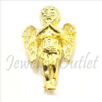 Hip Hop Angel Fashion Pendant Gold Plating