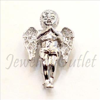 Hip Hop Angel Fashion Pendant Silver Plating