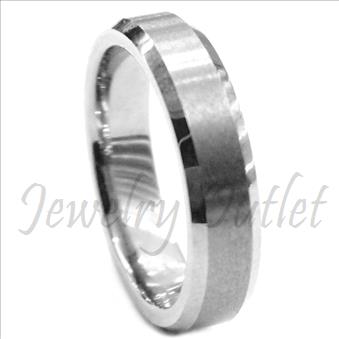 Tungsten Carbi Classic Domed Band With High Polish