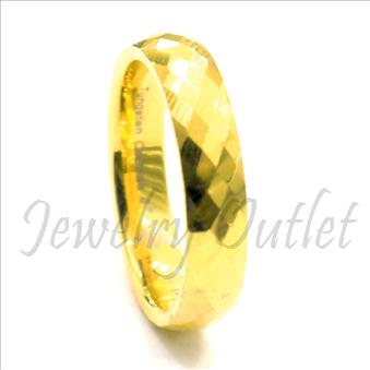 Tungsten Carbide Two Tone High Polished Band