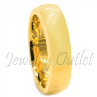 Tungsten Carbide Two Tone High Polished Band